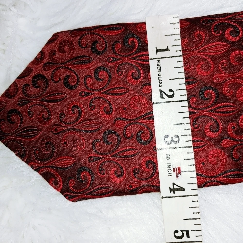 Handmade Fluer De Lis Silk Red Villini 59